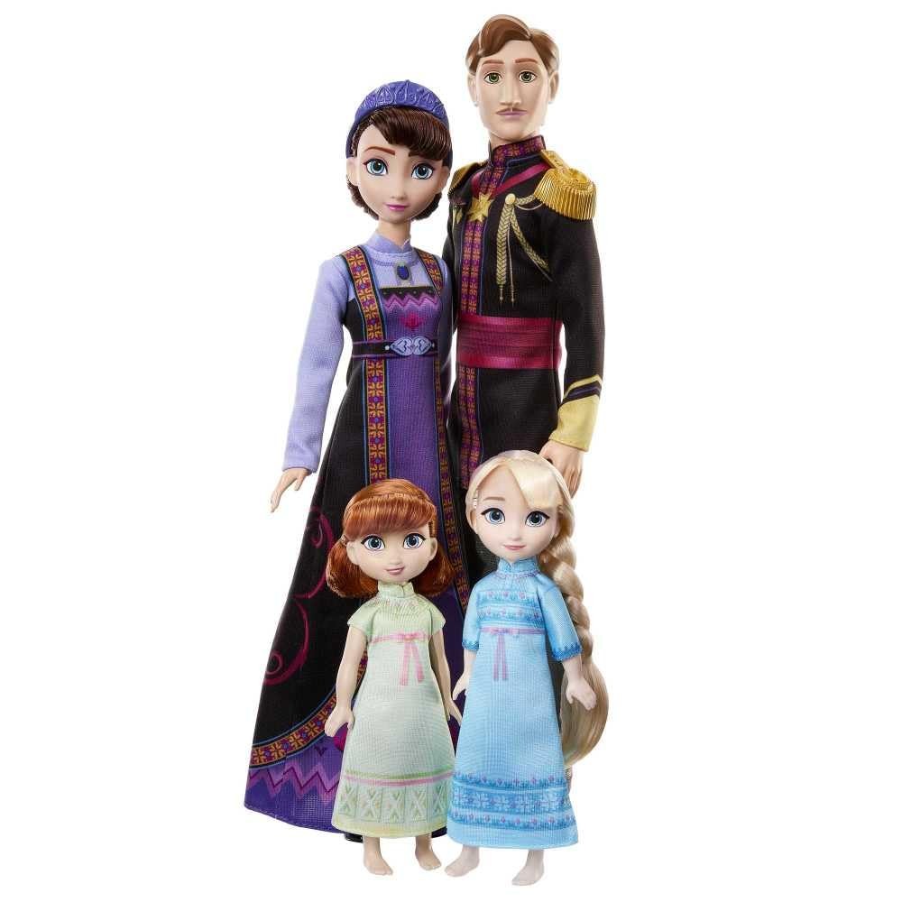 ディズニー アナと雪の女王2 ロイヤルファミリー アナ エルサ イドゥナ王妃 アグナル国王 ドール 4体セット 人形 フィギュア パジャマ姿 可動式｜Basqueバスク 14,162円