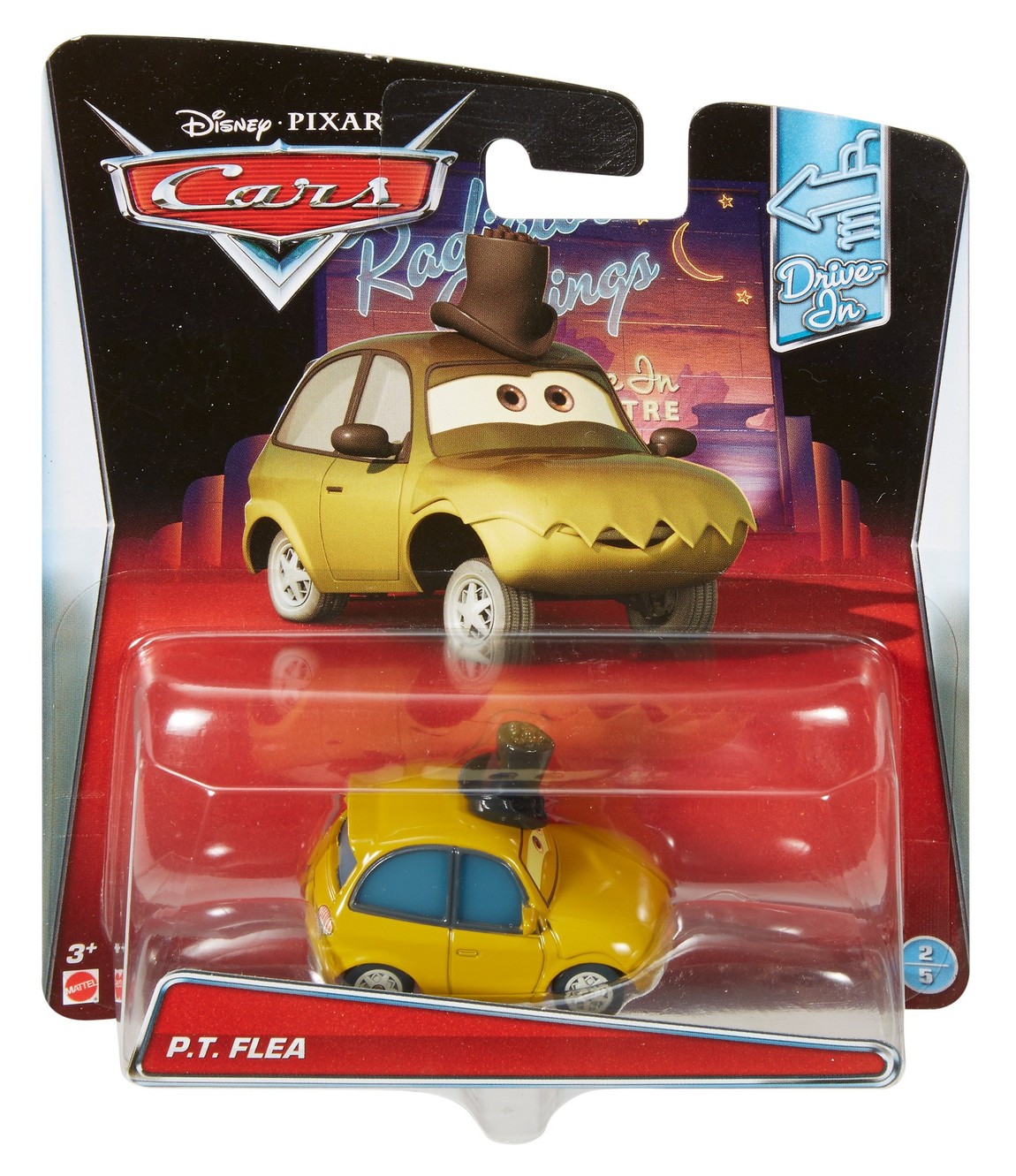 ディズニー ピクサー カーズ 1:55スケール P.T. フリー ミニカー ダイキャストカー 劇中再現|Basqueバスク