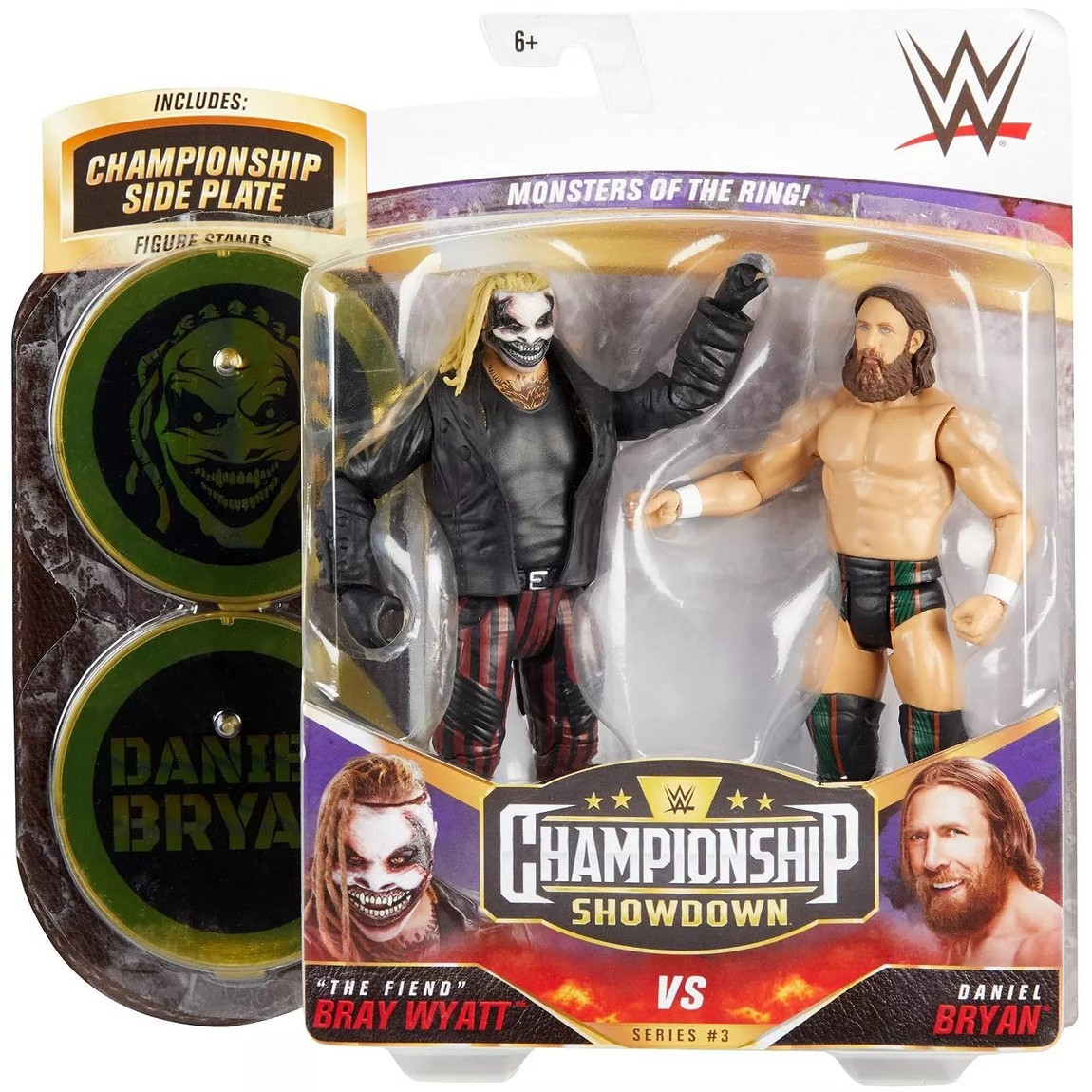 WWE チャンピオンシップ・ショーダウン "ザ・フィンド" ブレイ・ワイアット vs ダニエル・ブライアン アクションフィギュア 2体セット｜Basqueバスク