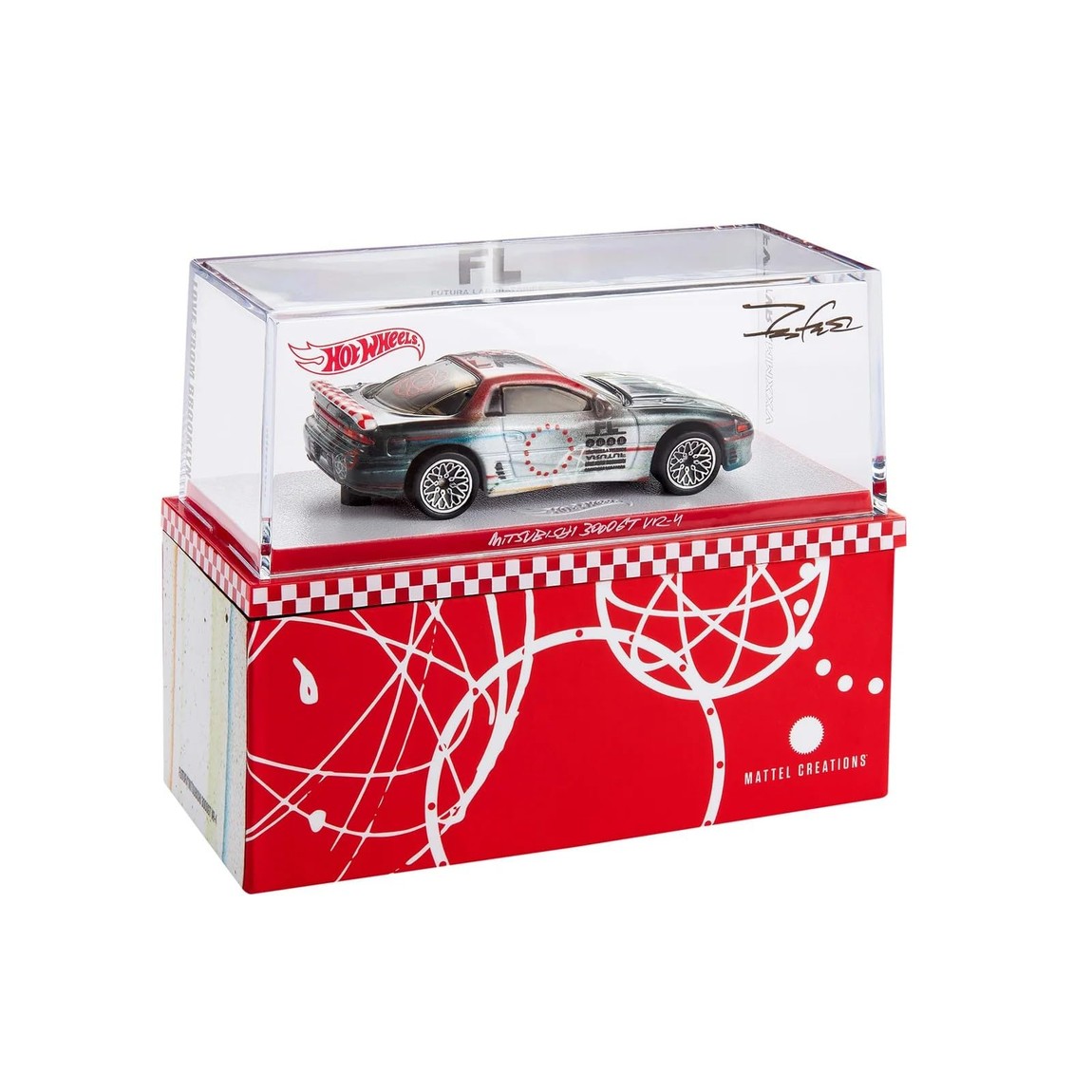 ホットウィール F.L. コラボ 三菱 3000GT VR-4 ミニカー ダイキャストカー 1/64スケール ZAMAC リアルライダー｜Basqueバスク