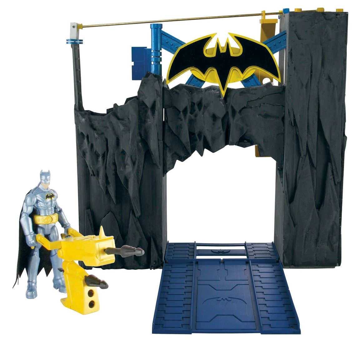 バットマン パワーアタック ブラスト＆バトル バットケイブ プレイセット バットマンフィギュア付き｜Basqueバスク