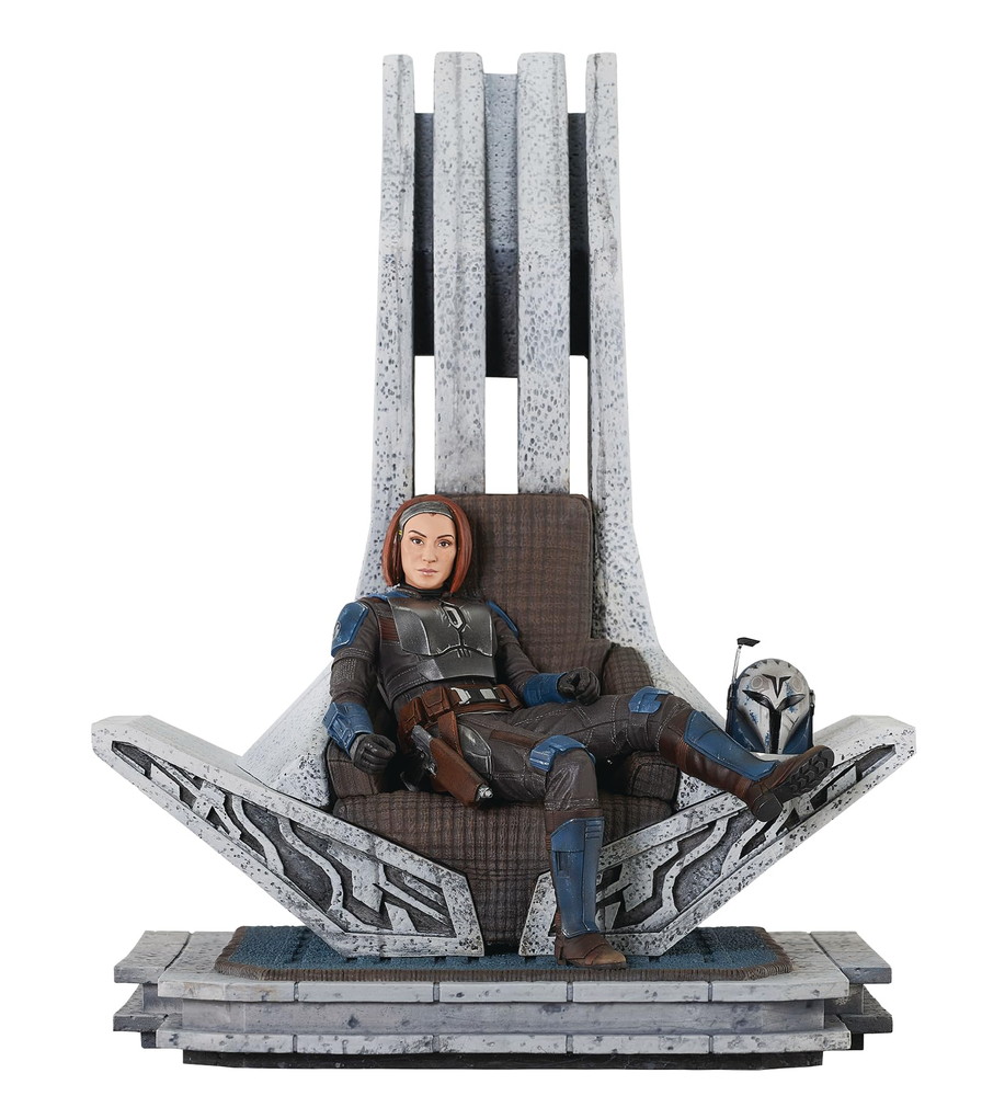 スター・ウォーズ プレミアコレクション マンダロリアン：ボ＝カターン オン・スローン スタチュー