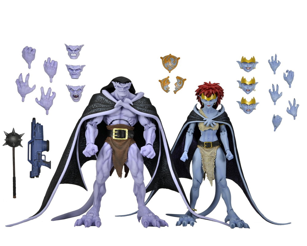 NECA コレクティブル 2パック ガーゴイルズ：Vows アルティメット 7インチスケール アクションフィギュア ゴライアス＆デモーナ
