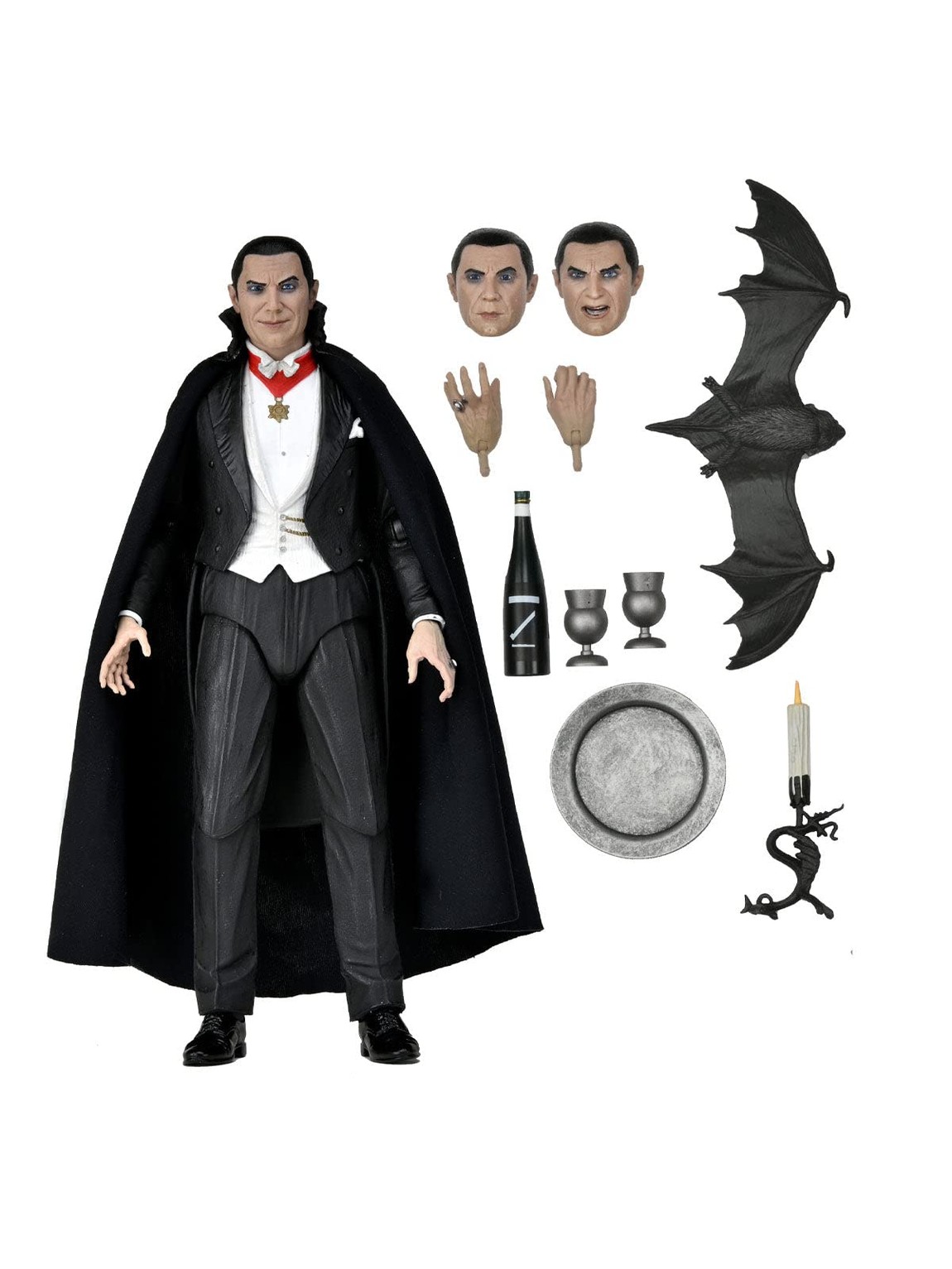 NECA ユニバーサル・モンスターズ ドラキュラ トランシルバニア アルティメット 7インチ アクションフィギュア|Basqueバスク