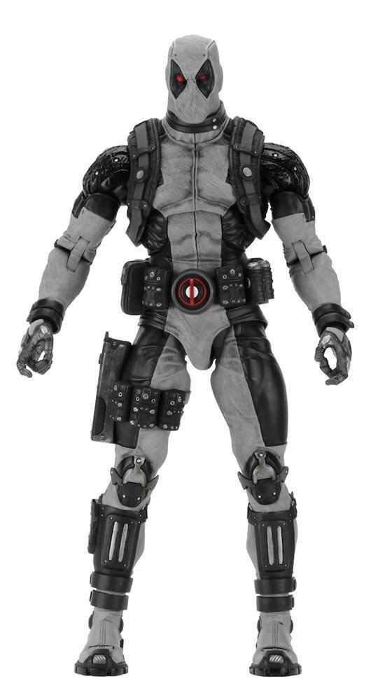 NECA マーベル デッドプール Xフォース 1/4スケール アクションフィギュア 18インチ ブラック/グレー|Basqueバスク