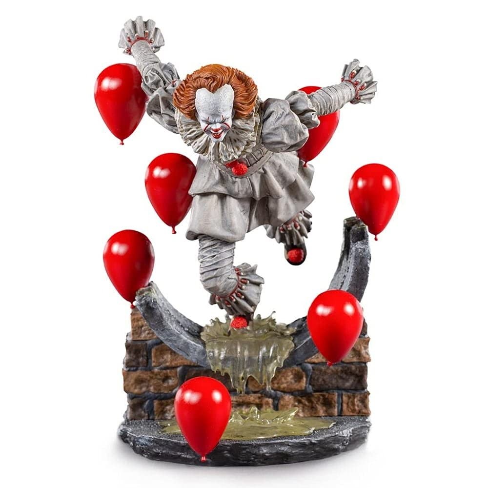 アイアンスタジオ イット THE END ペニーワイズ スタチュー デラックス版 Art Scale 1/10 差し替えヘッド付属｜Basqueバスク