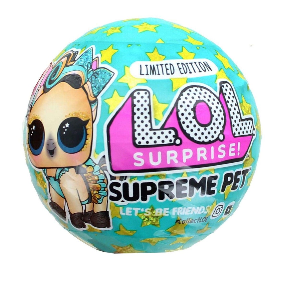 L.O.L.サプライズ Supreme Pet リュクス・ポニー 限定版 ペット 人形 サプライズトイ グリッター|Basqueバスク