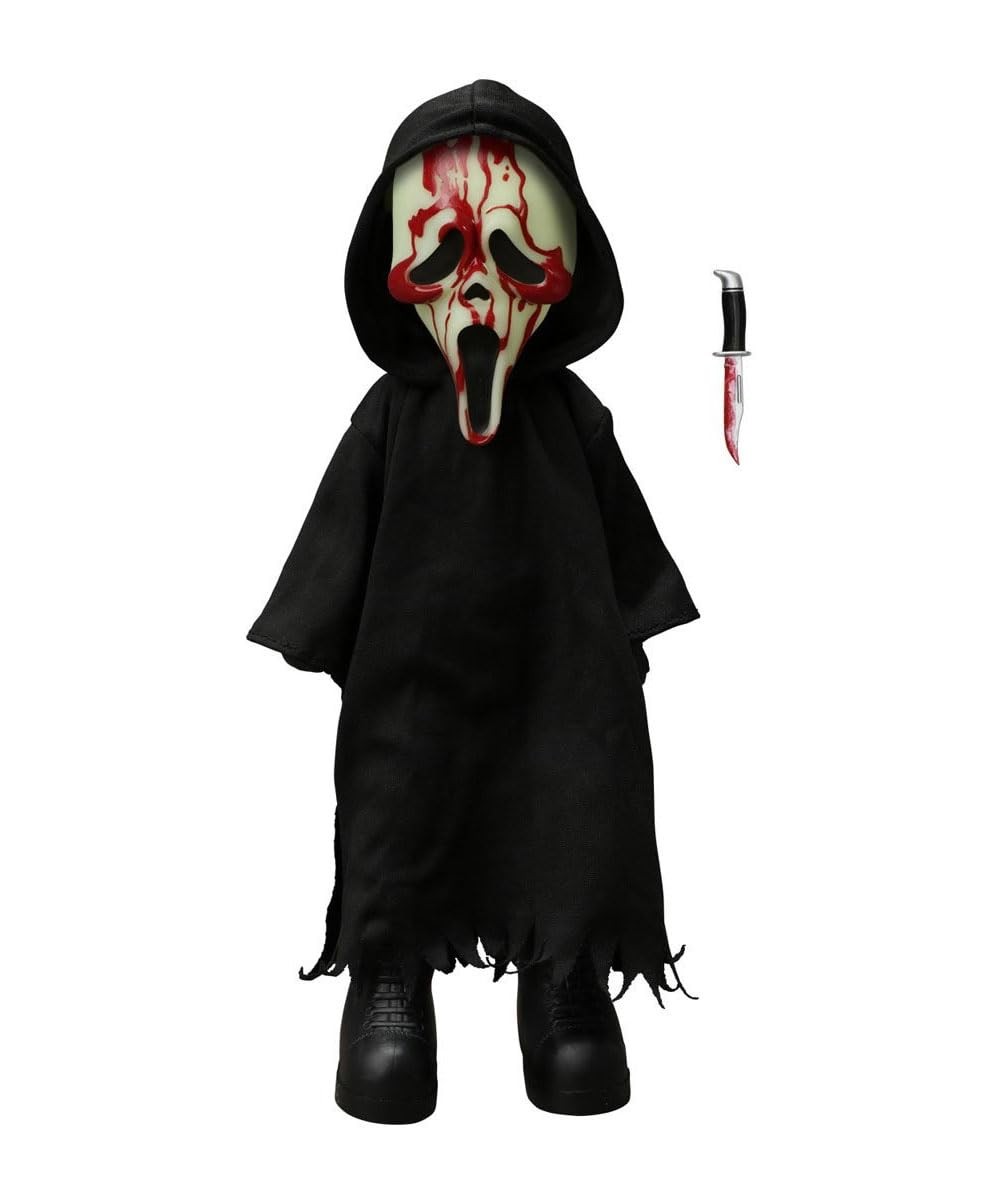 Mezco Living Dead Dolls Scream ゴーストフェイス アクションドール フィギュア 蓄光 血まみれ版 全高約25cm｜Basqueバスク