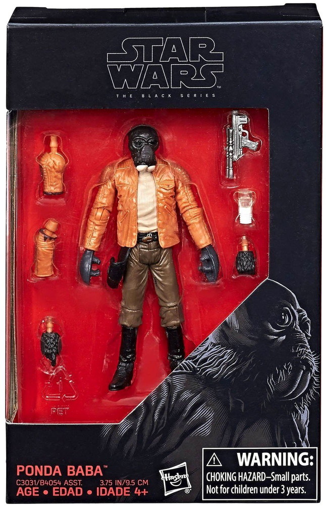 Star Wars ブラックシリーズ ポンダ・ババ アクションフィギュア 3.75インチ