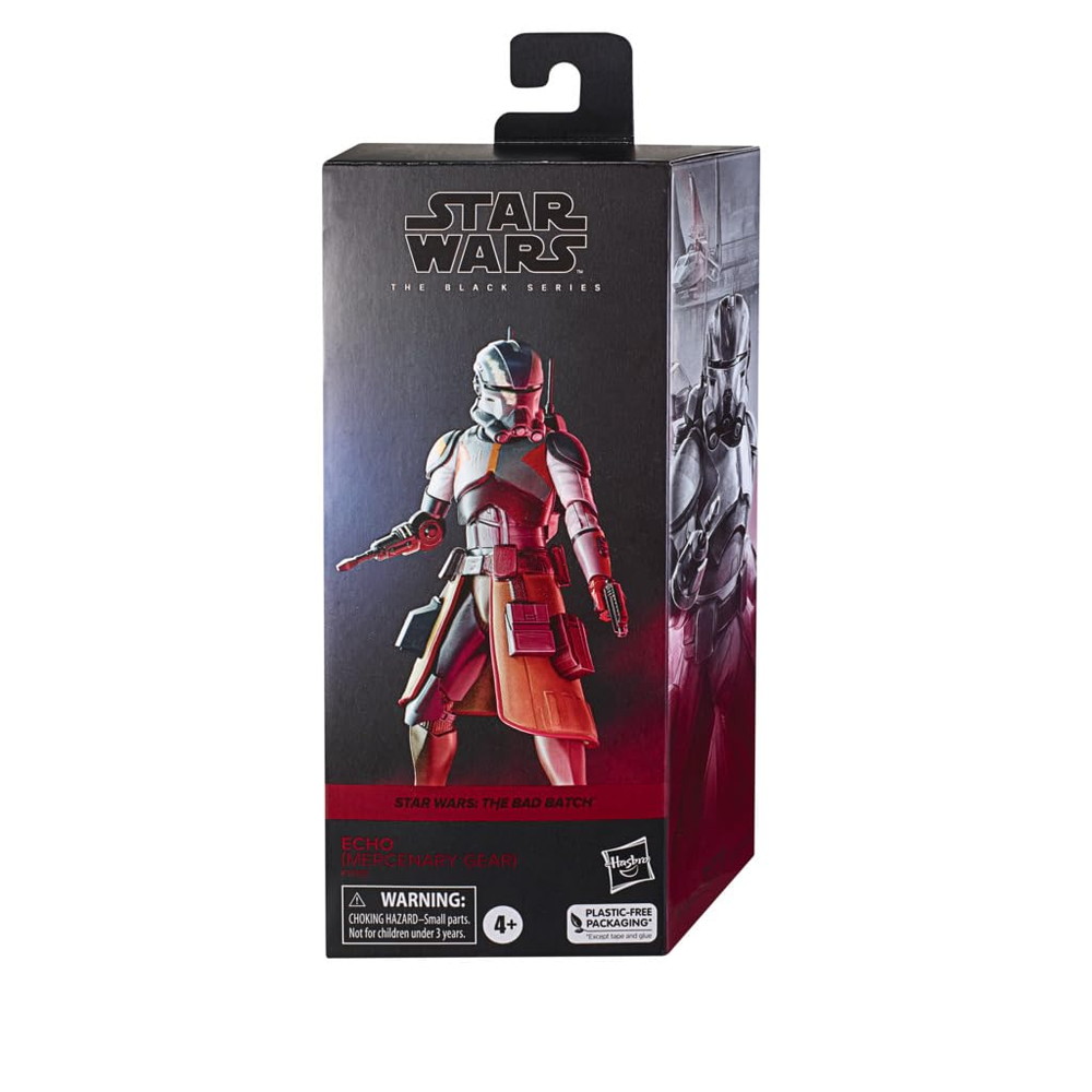 ハズブロ スターウォーズ バッドバッチ ブラックシリーズ エコー マーセナリーギア 15cm アクションフィギュア