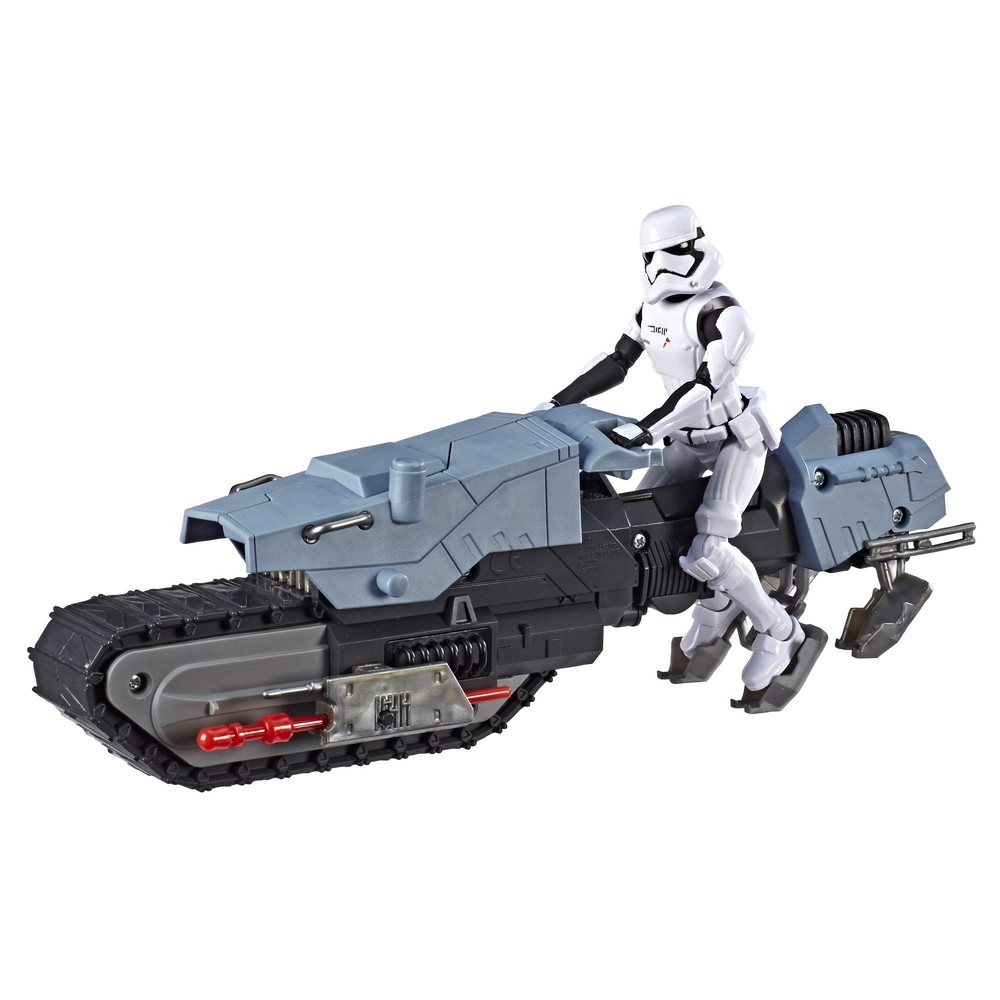 スター・ウォーズ ギャラクシー オブ アドベンチャー ファースト・オーダー ドライバー & トレッドスピーダー フィギュア & ビークル 2点セット ブラスター機能付き