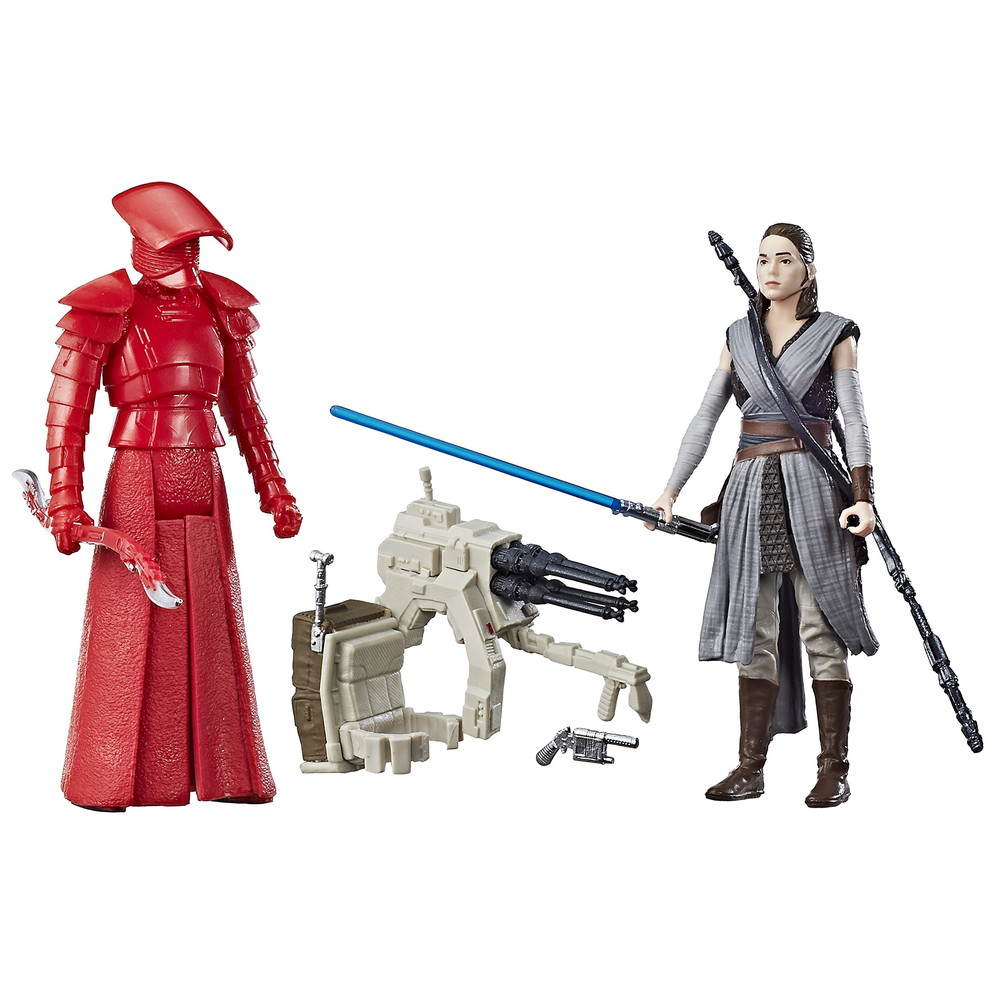 スター・ウォーズ レイ(ジェダイトレーニング)＆エリート・プレトリアン・ガード 2体セット フィギュア