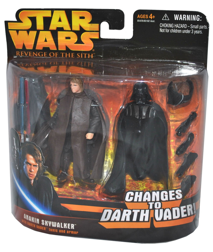 スター・ウォーズ エピソード3 シスの復讐 アナキン・スカイウォーカー ダース・ベイダー変身 デラックスアクションフィギュア アクセサリーセット