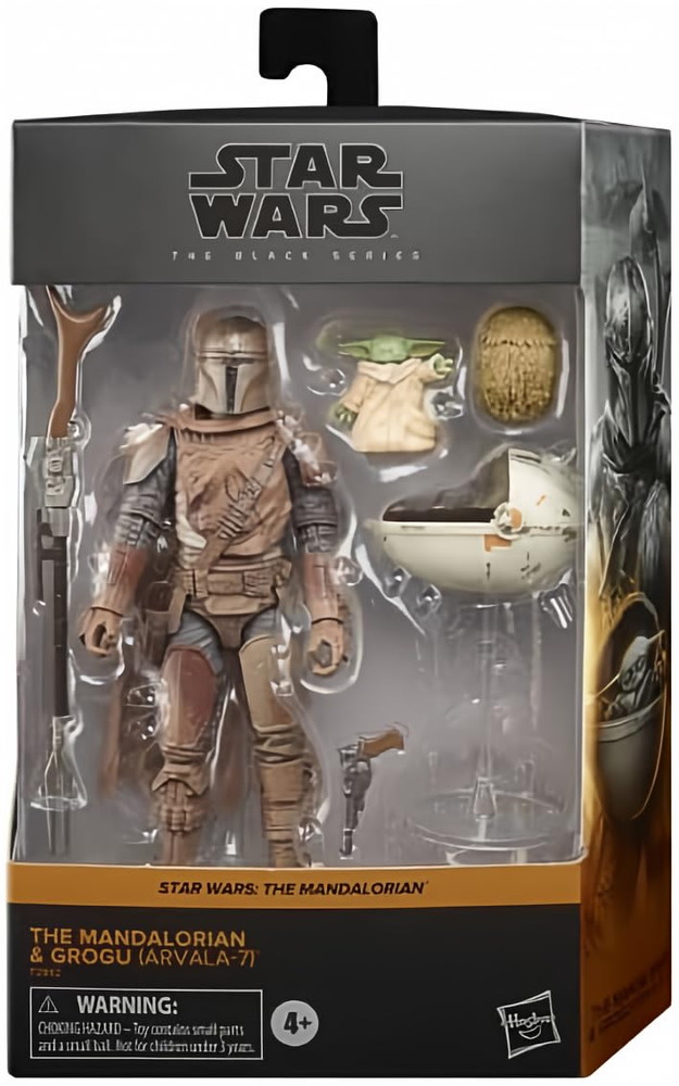 スター・ウォーズ ブラックシリーズ マンダロリアン & グロ―グ (アーヴァラ7) 限定版 6インチ アクションフィギュア