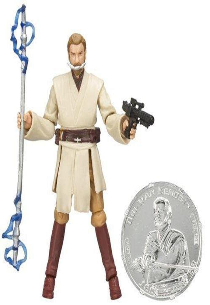 STAR WARS 3.75インチ ベーシックフィギュア オビワン・ケノービ グリーヴァス将軍ブラスター付き