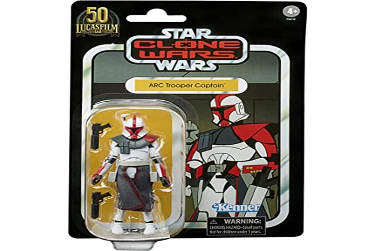 スター・ウォーズ ヴィンテージコレクション クローン・ウォーズ 3.75インチ アクションフィギュア アーク・トルーパー キャプテン(レッド) VC213