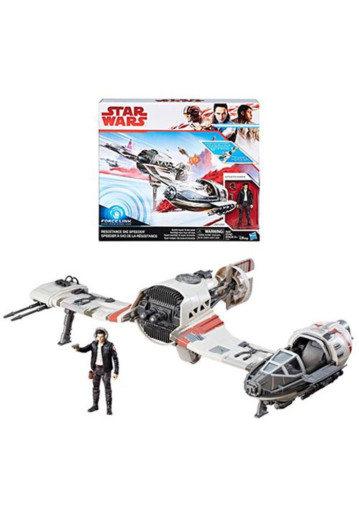 スター・ウォーズ フォース レジスタンス スキースピーダー & ポー・ダメロン フィギュア