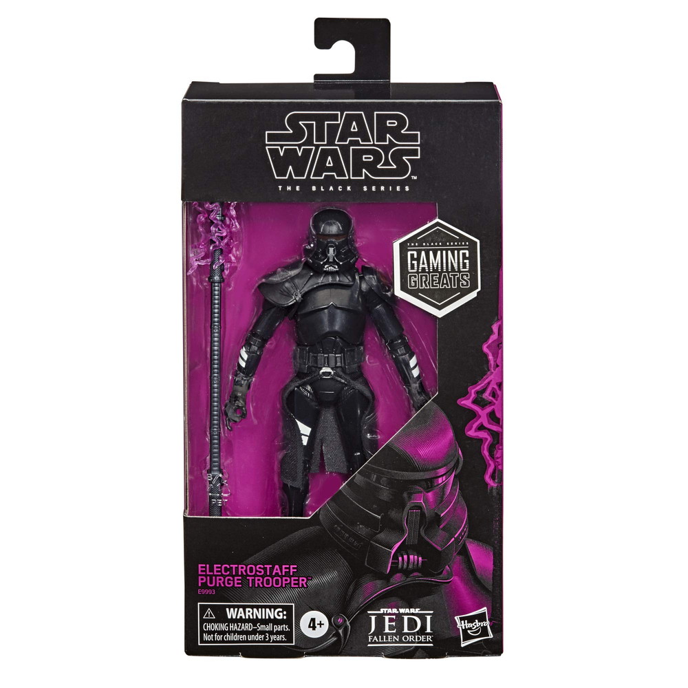 ハズブロ スター・ウォーズ ジェダイ フォールン オーダー エレクトロスタッフ パージトルーパー ブラックシリーズ フィギュア 15cm