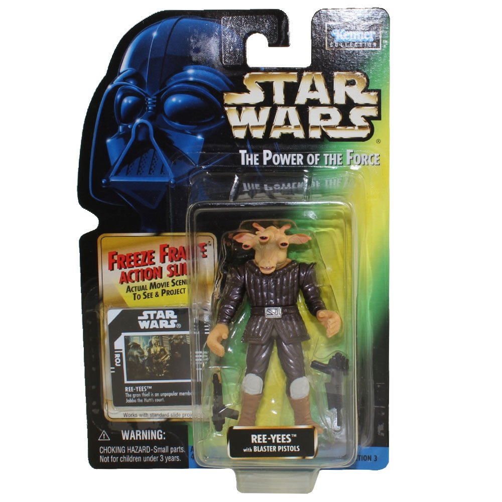 スター・ウォーズ パワー・オブ・ザ・フォース リー・イース ブラスターピストル フリーズフレームアクションスライド付き
