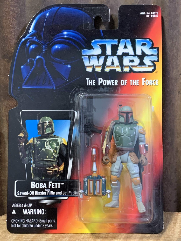 スター・ウォーズ パワー・オブ・ザ・フォース レッドカード ボバ・フェット アクションフィギュア 3.75インチ