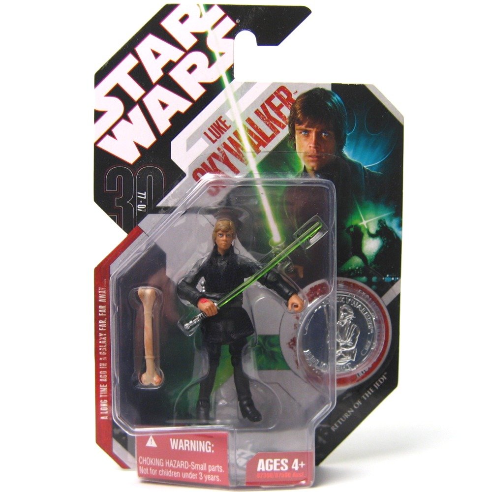 ハズブロ スター・ウォーズ 30周年記念 ルーク・スカイウォーカー ジェダイナイト アクションフィギュア コイン付き