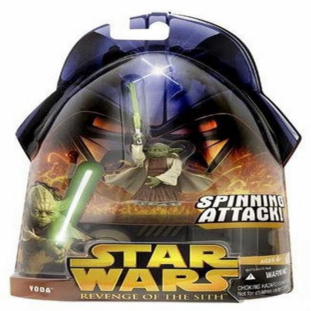 スター・ウォーズ エピソード3 シスの復讐 ヨーダ スピニングアタック フィギュア #26 Hasbro