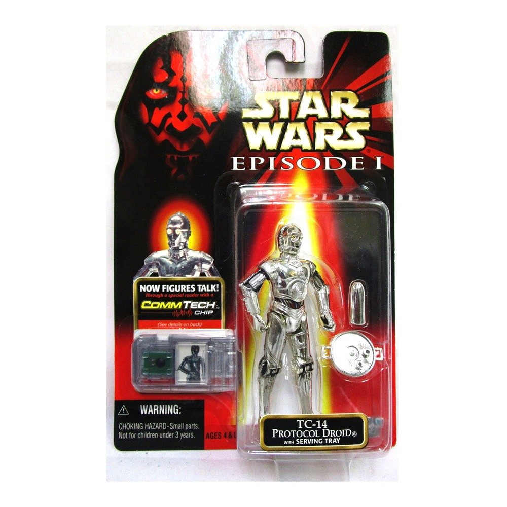 スター・ウォーズ エピソード1/ファントム・メナス TC-14 プロトコル・ドロイド アクションフィギュア 1999年版