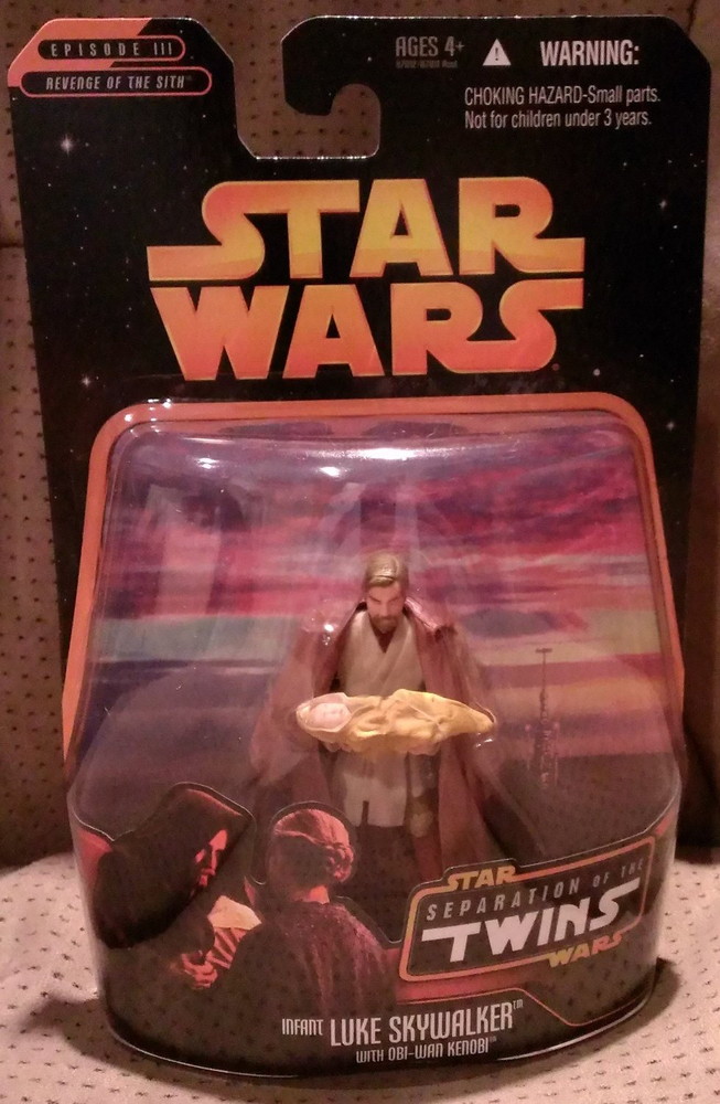 スター・ウォーズ エピソード3 シスの復讐 双子の別離 ルーク・スカイウォーカーとオビ=ワン・ケノービ フィギュア
