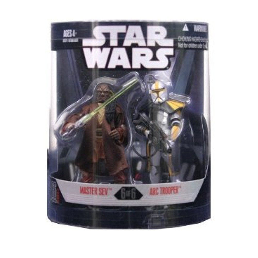 スター・ウォーズ サガ 2008 限定 オーダー66 アクションフィギュア 2パック マスターセヴ & ARCトルーパー