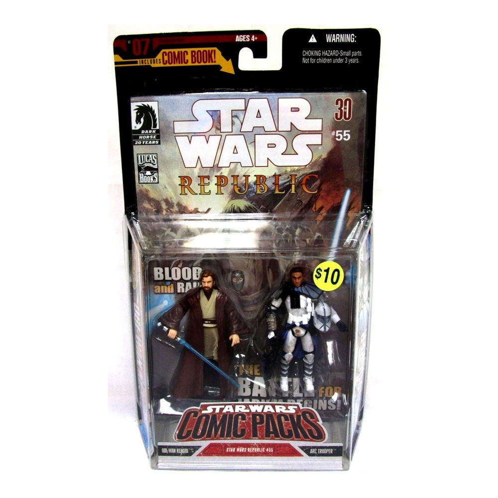 スター・ウォーズ コミックパック (エクスパンデッドユニバース) オビワン・ケノビ & ARCトルーパー アクションフィギュアセット