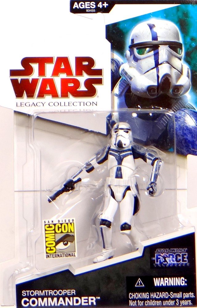スター・ウォーズ Hasbro 2009 SDCC限定 フォース・アンリーシュド アクションフィギュア ストームトルーパー コマンダー
