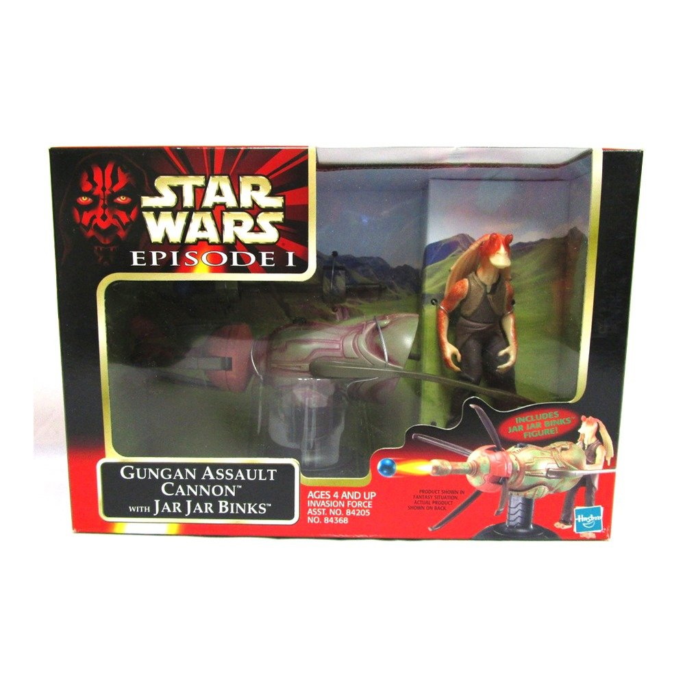 スター・ウォーズ エピソード1 インベージョンフォース ガンガン アサルトキャノン ジャージャービンクス フィギュア付き
