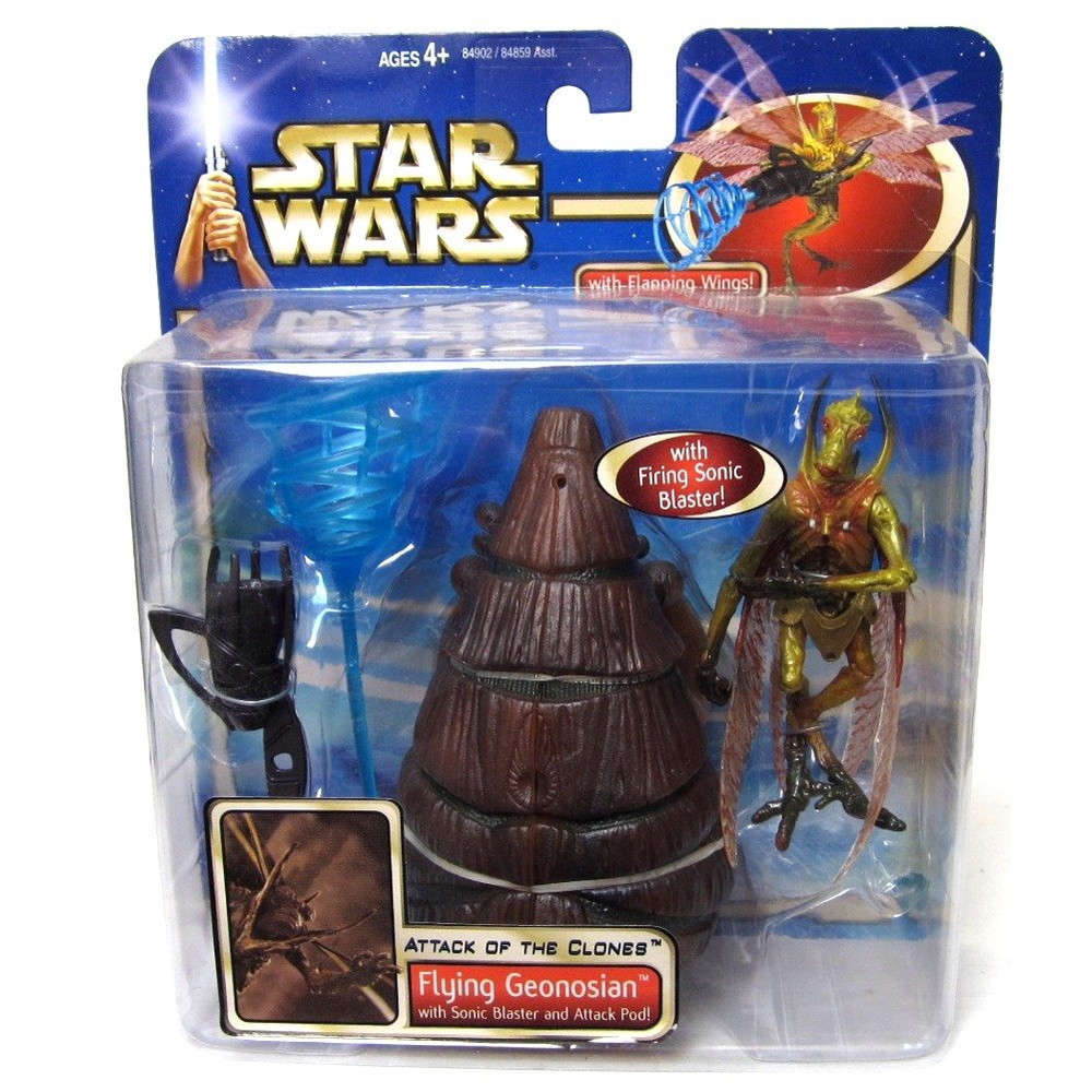 スター・ウォーズ エピソード2 デラックス フライング ジオノーシアン アクションフィギュア