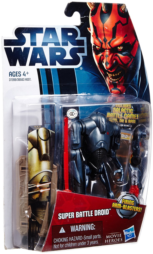 スター・ウォーズ ムービーレジェンド エピソード2 クローンの攻撃 3.75インチ スーパーバトルドロイド アクションフィギュア Hasbro
