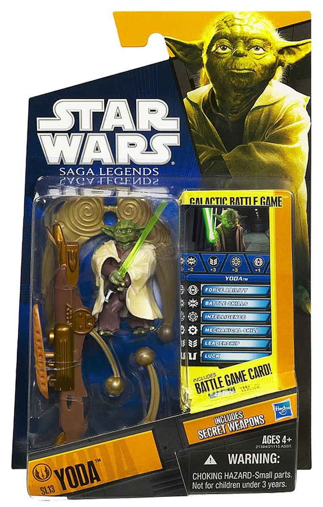 ハズブロ スターウォーズ サガレジェンド アクションフィギュア ヨーダ 2010年版