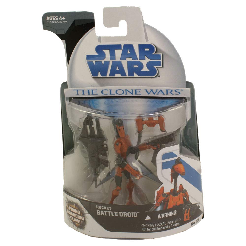 スター・ウォーズ クローン・ウォーズ アニメーションアクションフィギュア No.25 ロケットバトルドロイド Hasbro