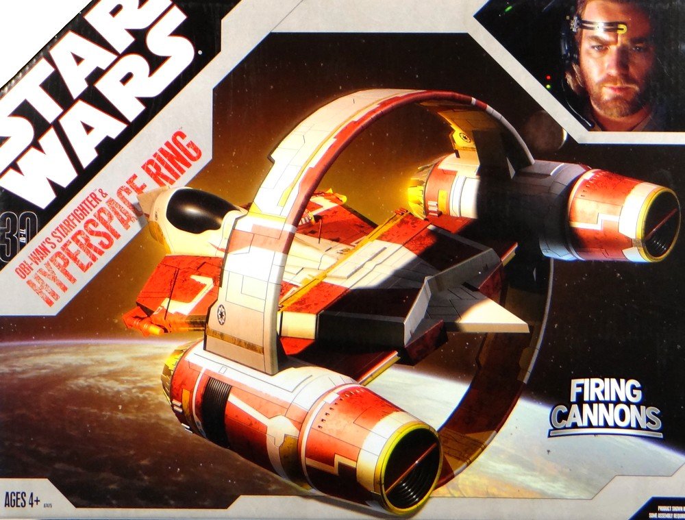 スター・ウォーズ 30周年記念 サガ2007限定 オビワンのスターファイターとハイパースペースリング