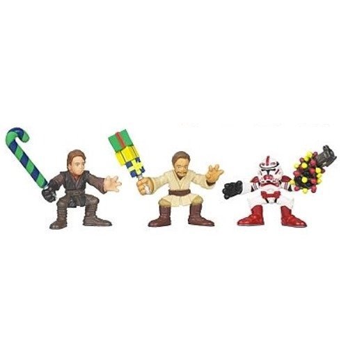 スター・ウォーズ ギャラクティックヒーローズ オビワン・ケノービ、アナキン・スカイウォーカー、ショック・トルーパー フィギュアセット