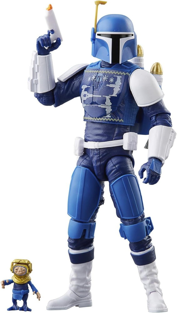 ハズブロ スター・ウォーズ ブラックシリーズ マンダロリアン スカウト (ホリデーエディション) 6インチ (15cm) アクションフィギュア