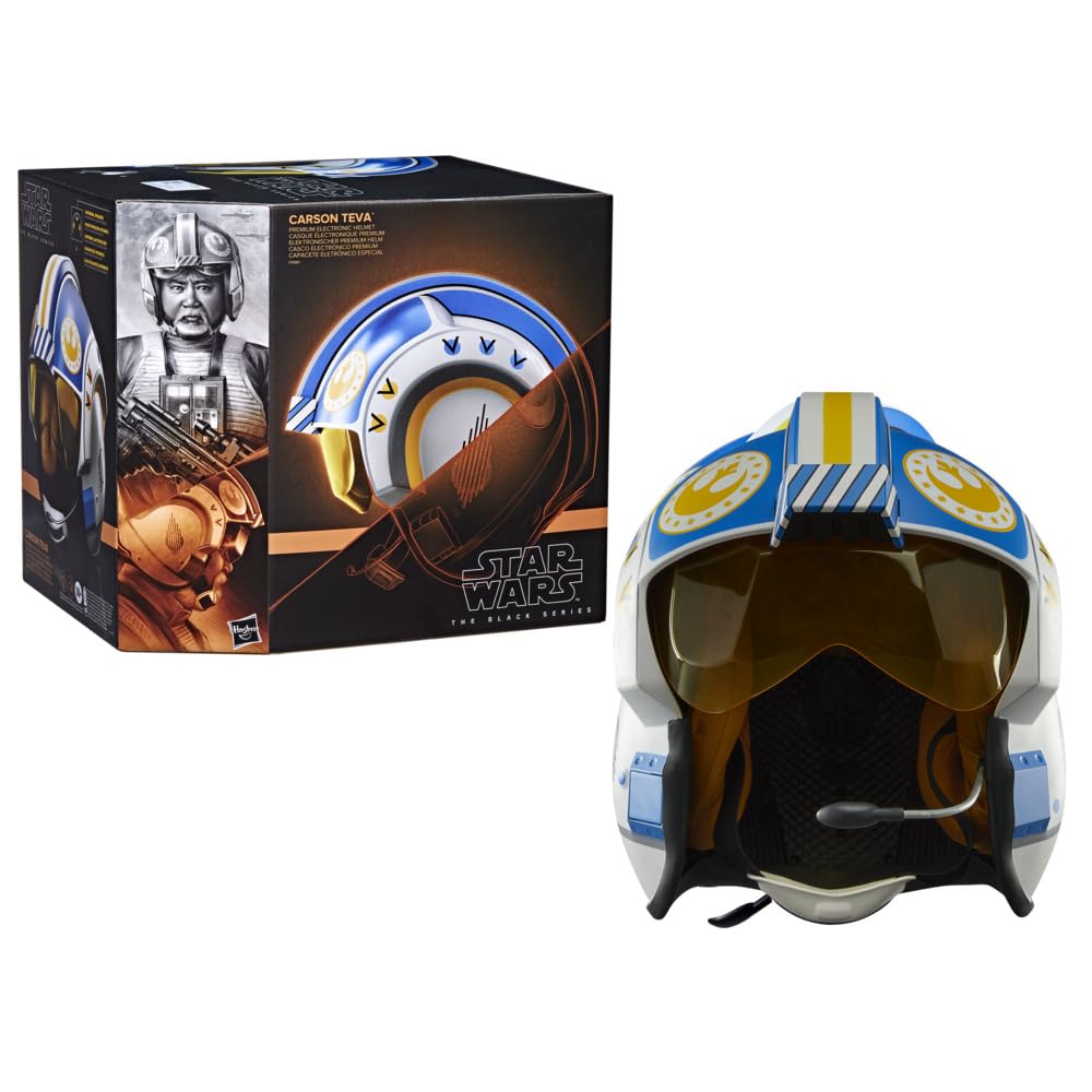 スター・ウォーズ ブラックシリーズ カーソン・テバ プレミアム電子ヘルメット LEDと音響効果搭載