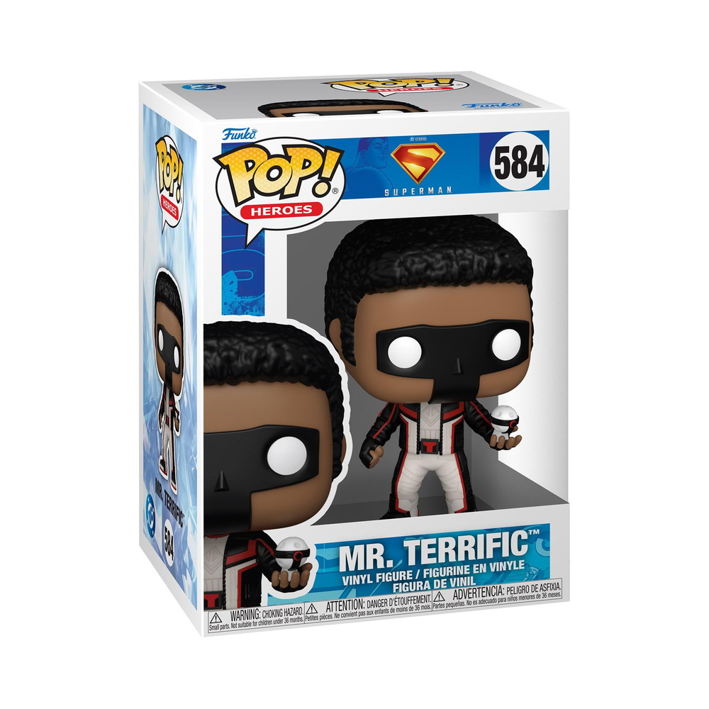 Funko Pop Heroes Superman 2025 Mr テリフィック Collectable Vinyl Figure Gift Idea Official Merchandise Toys for Kids Adults Movies Fans Model Figure for Collectors and Display