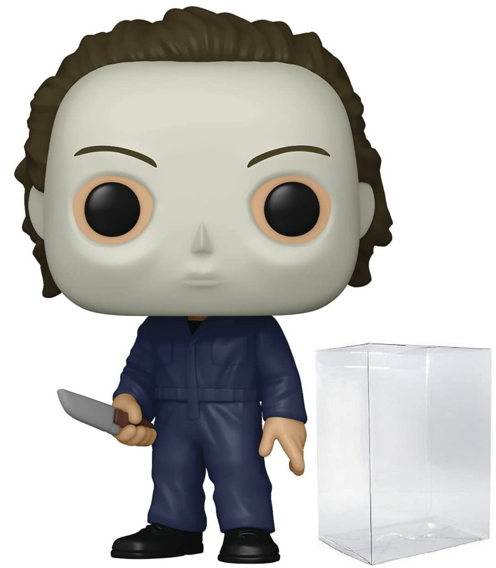 Funko POP Halloween マイケル マイヤーズ New Pose Pop Vinyl Figure Bundled with Compatible Pop Box Protector Case Multicolored 3.75 inches