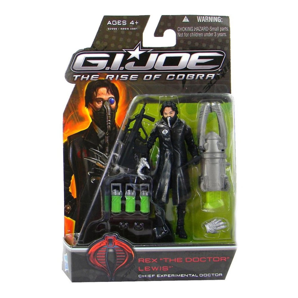G.I. Joe ライズオブコブラ 映画アクションフィギュア レックス ザドクター ルイス 主任実験医師 3.75インチ