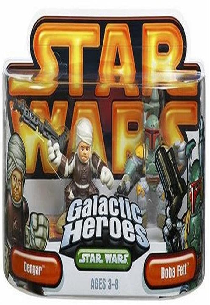 Star Wars ギャラクティックヒーローズ エピソード2 ジュニアフィギュア 2パック ボバ・フェット＆デンガー