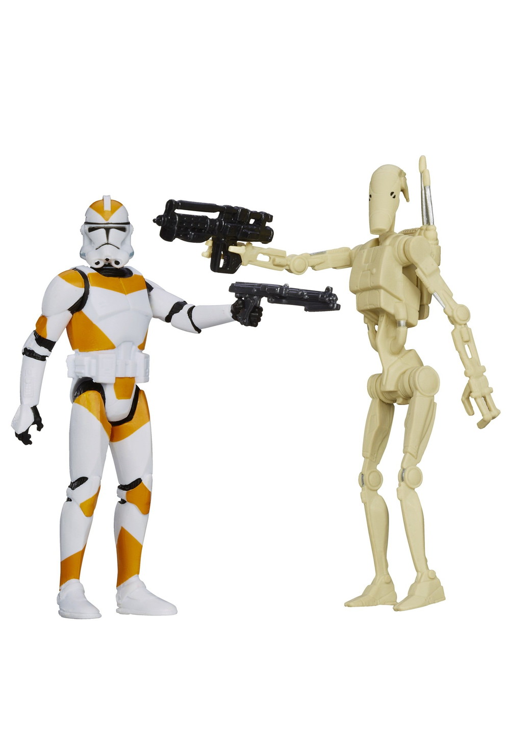Star Wars エピソード3 クローントルーパー アクションフィギュア 第212大隊バトルドロイド付き|Basqueバスク