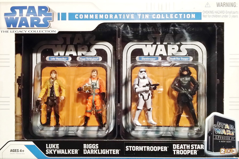 Star Wars レガシーコレクション 記念缶コレクション アクションフィギュア #2/3 4体セット 3.75インチ