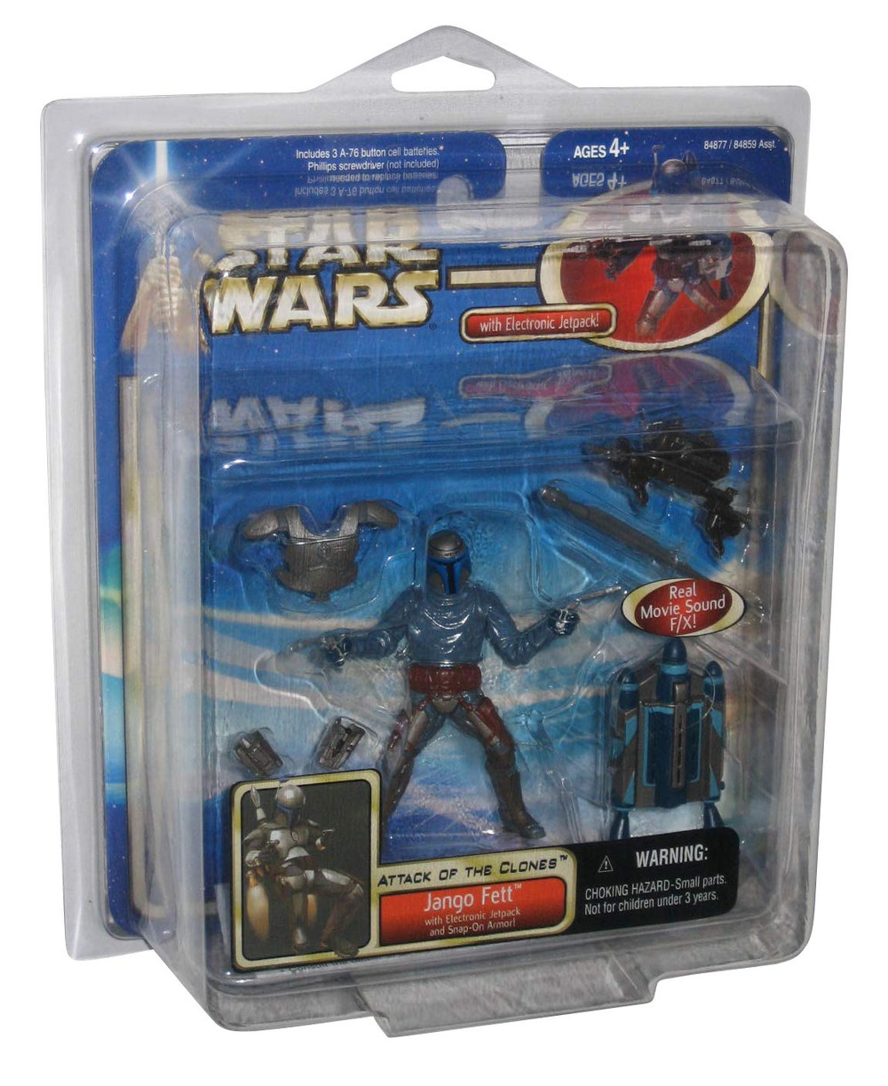 Star Wars ジャンゴ・フェット デラックスセット AOTC エピソード2 電子ジェットパック&アクセサリー付き