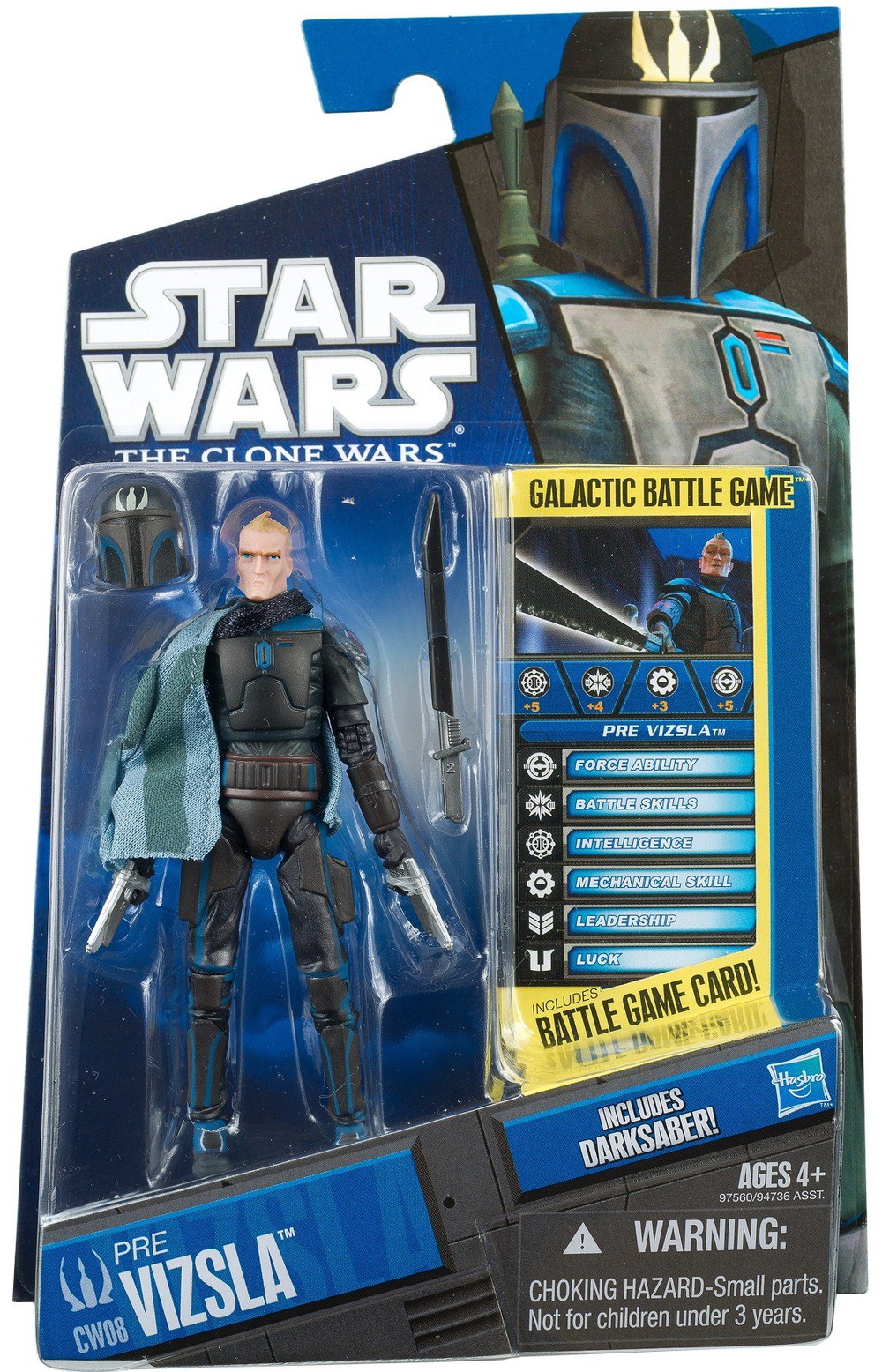 Star Wars 2010 クローンウォーズ アニメーション アクションフィギュア CW No.08 プレ・ヴィズラ(マンダロリアン)|Basqueバスク