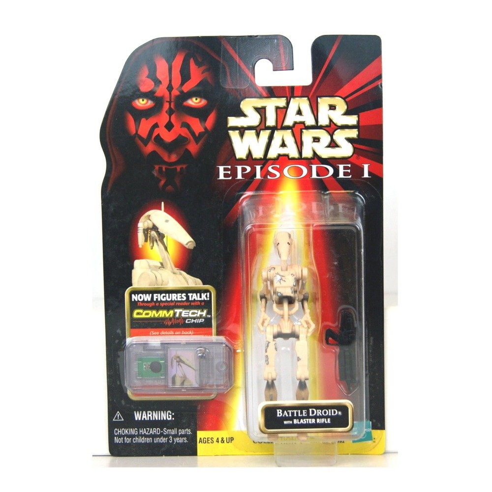 Star Wars: エピソード1 バトルドロイド(セイバーダメージ) アクションフィギュア