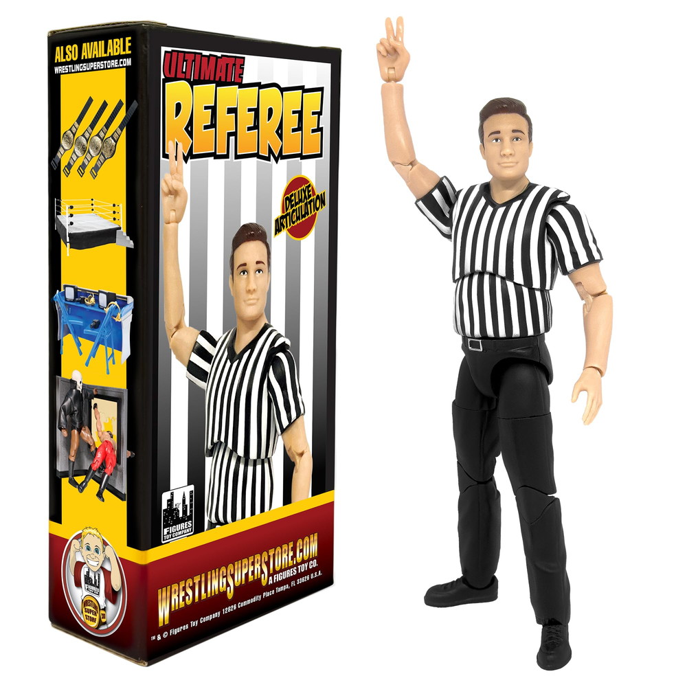 プロレス アクションフィギュア用 アルティメット レフェリー デラックス可動